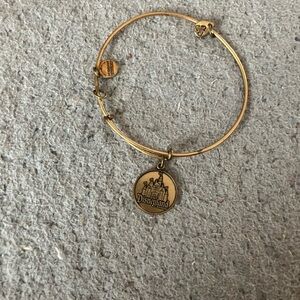 Disney Alex And Ani Bracelet - Disneyland Castle - gold
